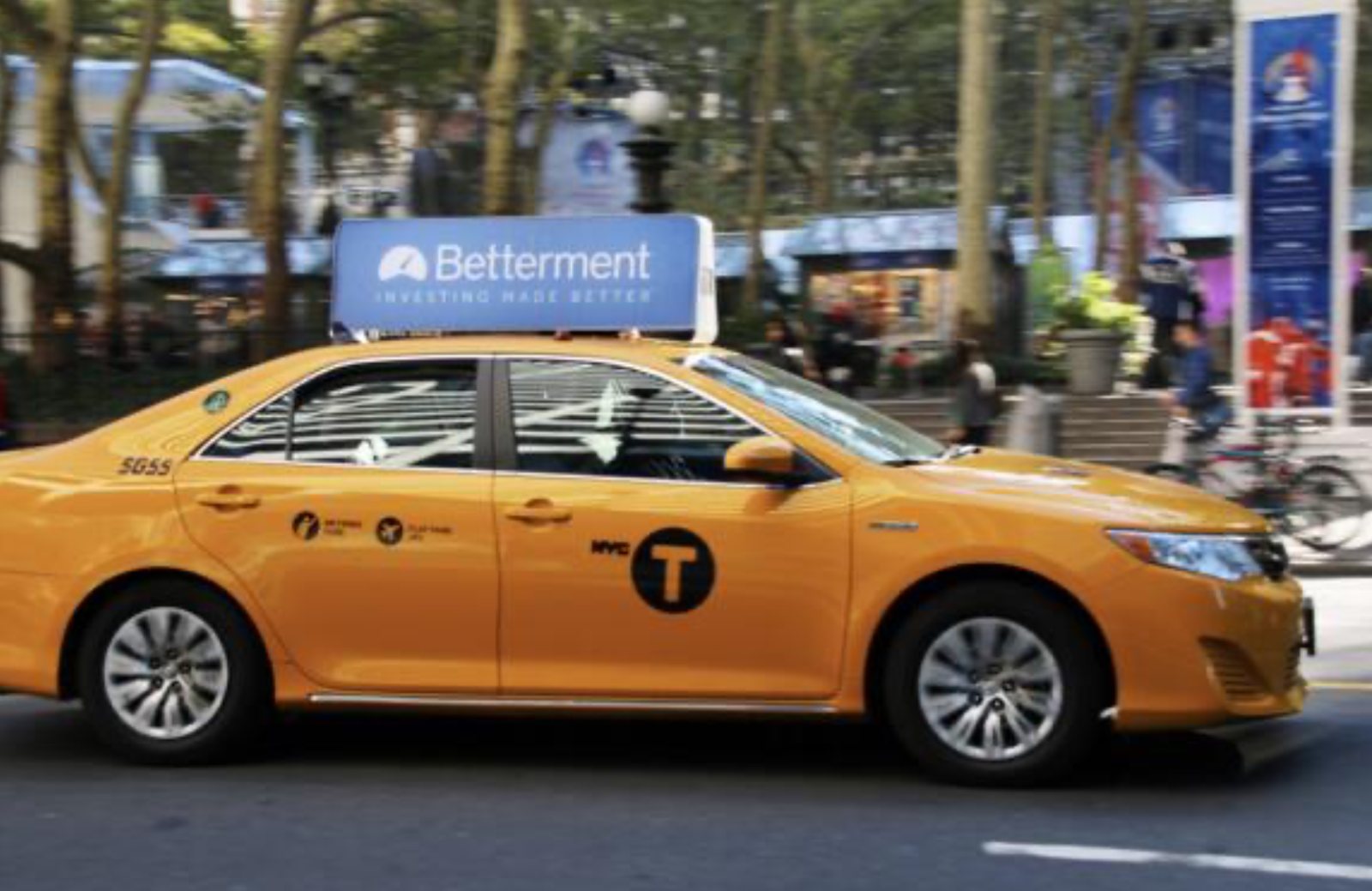 Betterment taxi top in New York: Investing made better
