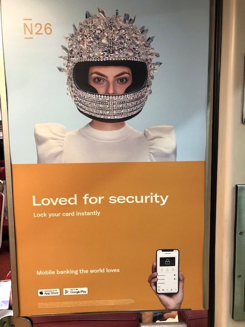 N26 Loved for security train poster