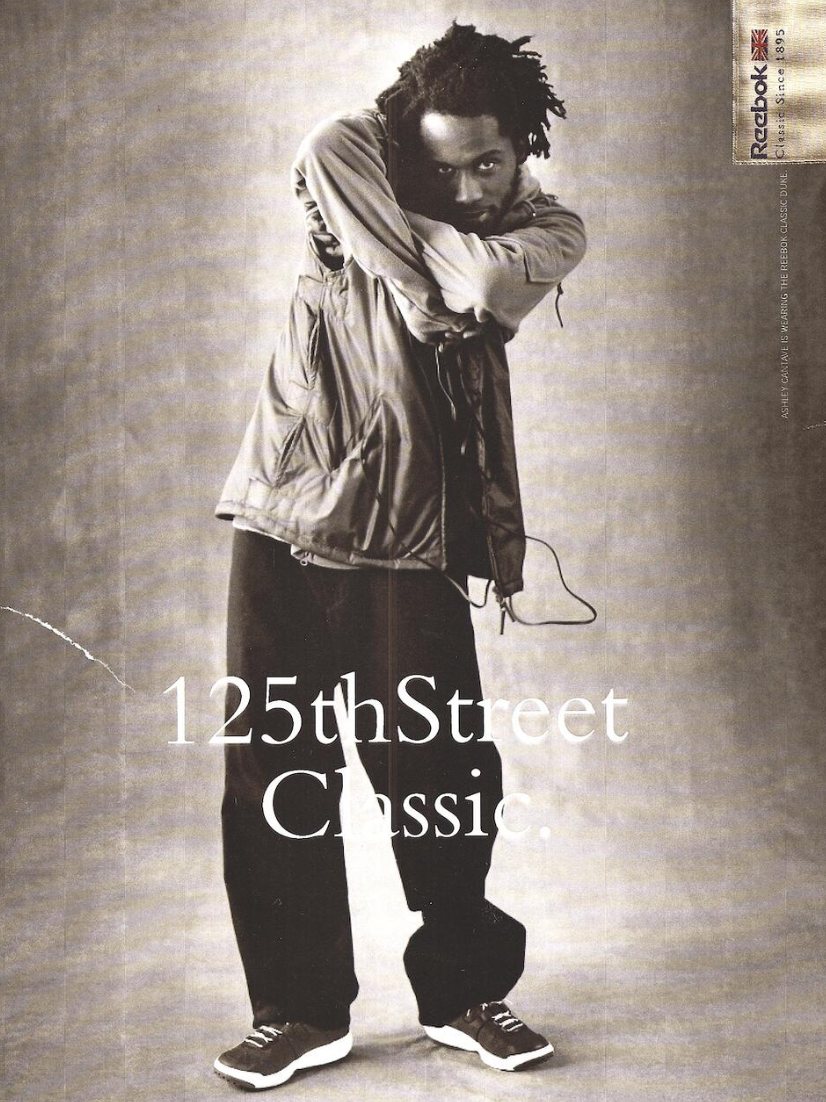 Reebok Classic print ad: 125th Street Classic