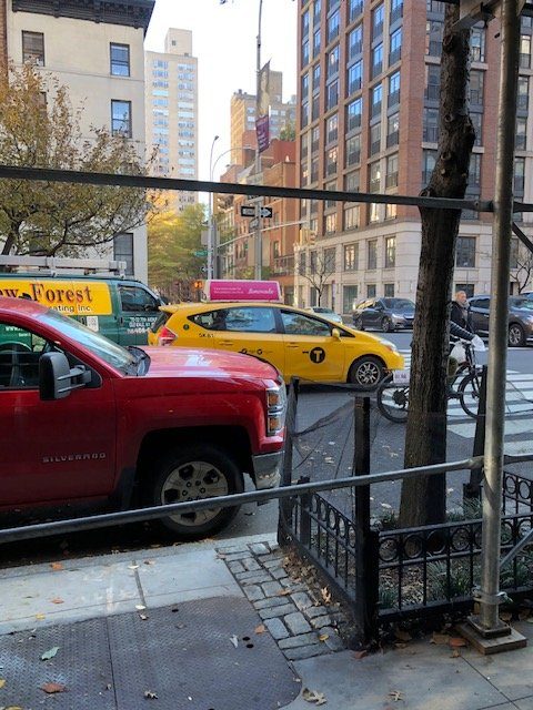Lemonade taxi top in New York traffic