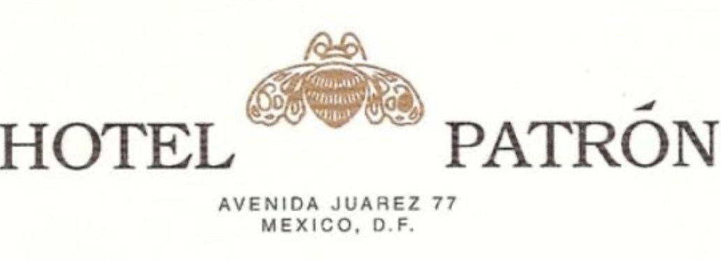 Hotel Patrón brand piece